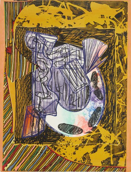 Frank Stella Etching, Bene come il sale (As Good as the Salt), 1989