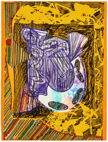 Frank Stella Etching, Bene come il sale (As Good as the Salt), 1989