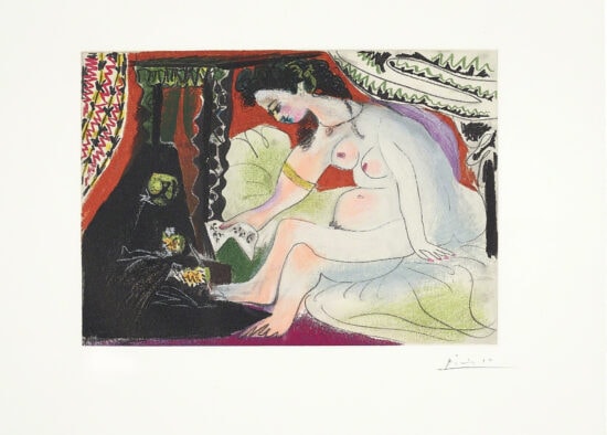 Pablo Picasso Aquatint (FR), Bethsabée (Bethsheba), 1966