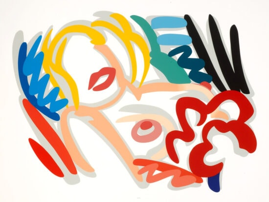 Tom Wesselmann Screen Print, Big Blonde with Choker, 1992