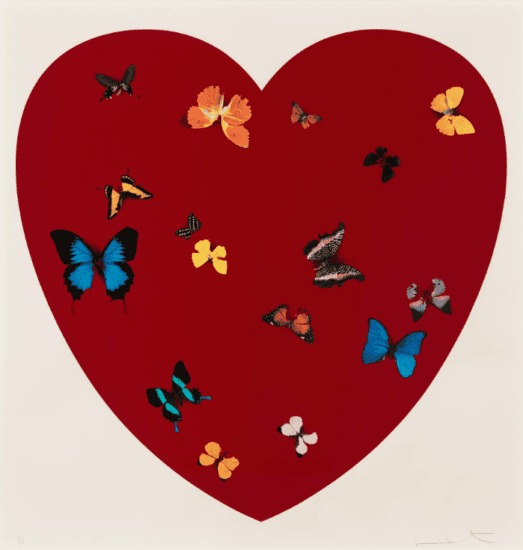 Damien Hirst Screen Print, Big Love, 2010