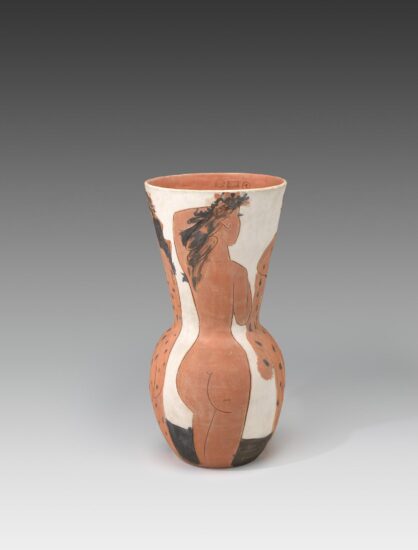 Pablo Picasso Ceramic, Big vase with veiled women, 1950