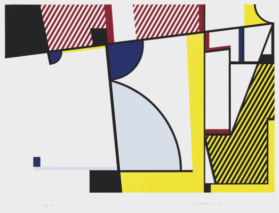 Roy Lichtenstein Lithograph, Bull V, 1973