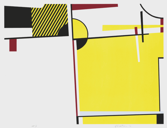 Roy Lichtenstein Lithograph, Bull VI, 1973