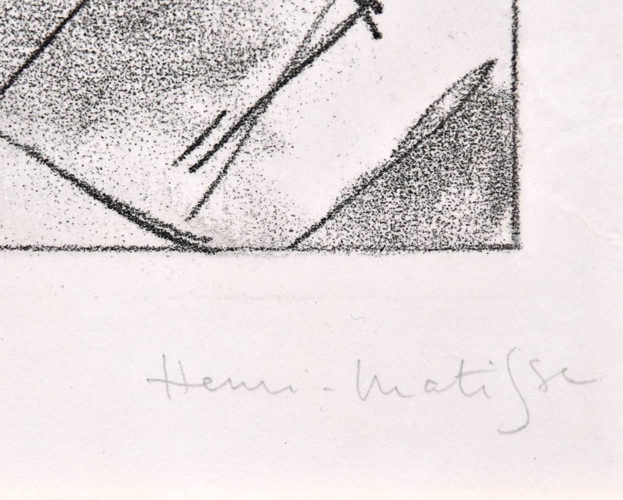 Henri Matisse signature, Calypso from Ulysses, 1935