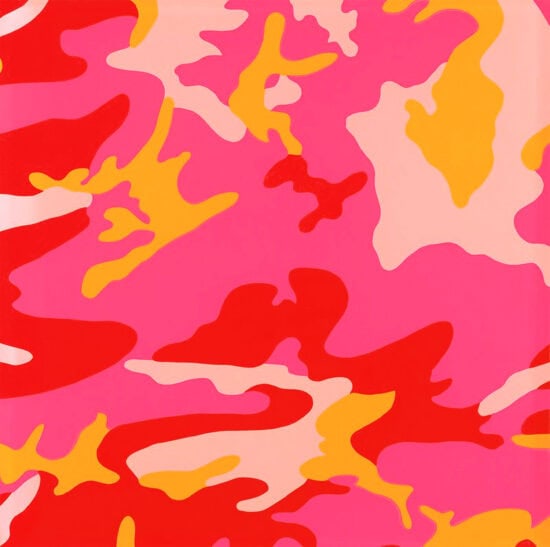 Andy Warhol Screen Print, Camouflage, 1987 FS II.408