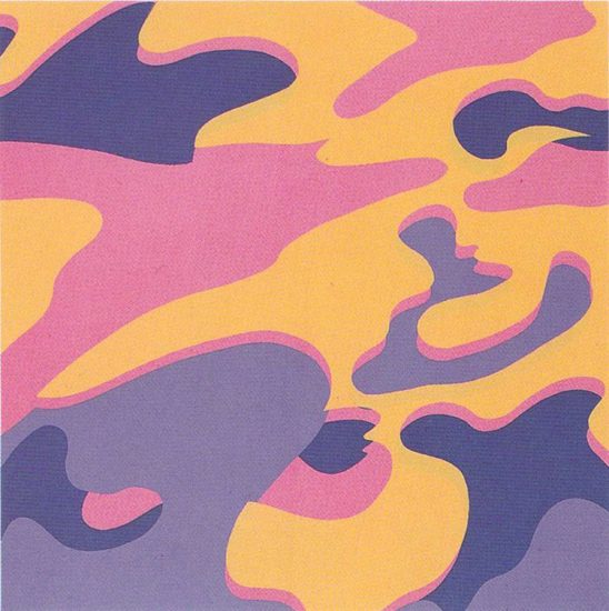 Andy Warhol Screen Print, Camouflage, 1987 FS II.410