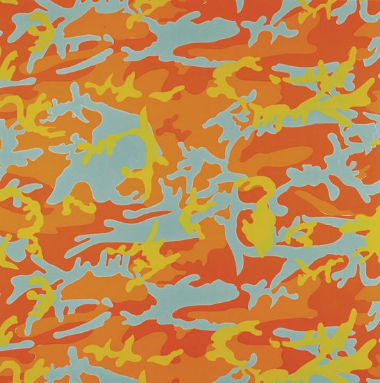 Andy Warhol Screen Print, Camouflage, 1987 FS II.413