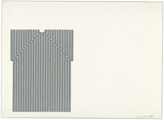 Frank Stella Lithograph, Luis Miguel Dominguin, from Aluminum Series, 1970