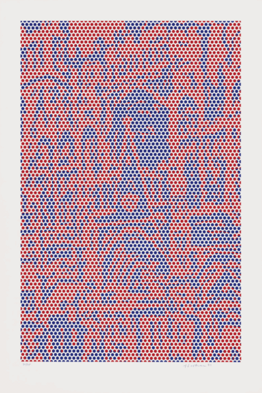 Roy Lichtenstein Lithograph, Cathedral #2, 1969