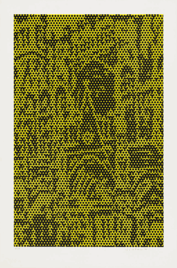 Roy Lichtenstein Lithograph, Cathedral #5, 1969