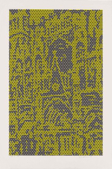 Roy Lichtenstein Lithograph, Cathedral #6, State I, 1969