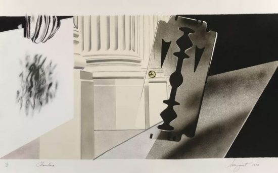 James Rosenquist Lithograph, Chambers, 1980