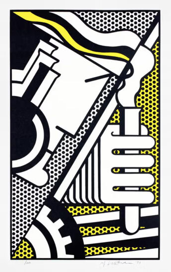 Roy Lichtenstein Screen Print, Chem IA