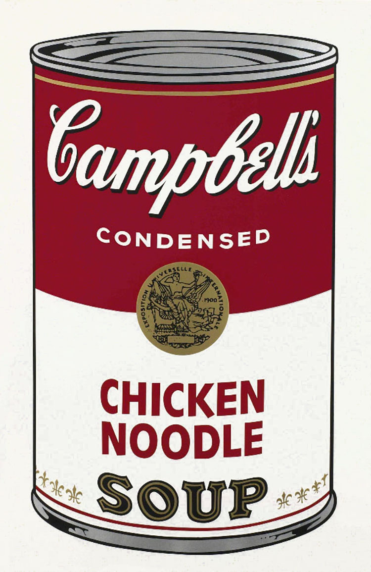 Andy Warhol Chicken Noodle, Campbell’s Soup, 1968 (image 1)