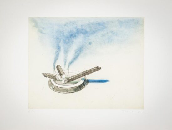 Wayne Thiebaud Etching, Cigars, from Recent Etchings II 1979