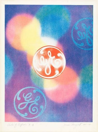 James Rosenquist Screen Print, Circles of Confusion I, 1965-1966