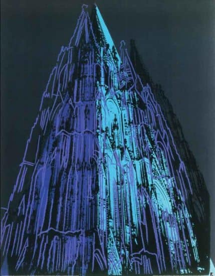 Andy Warhol Screen Print, Cologne Cathedral, 1985