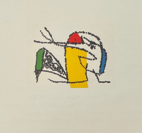 Joan Miró Etching and Aquatint, Plate III from L'Émancipation Définitive de la Queue du Chat (The Final Liberation of the Cat's Tail), 1978 (Copy) (Copy)