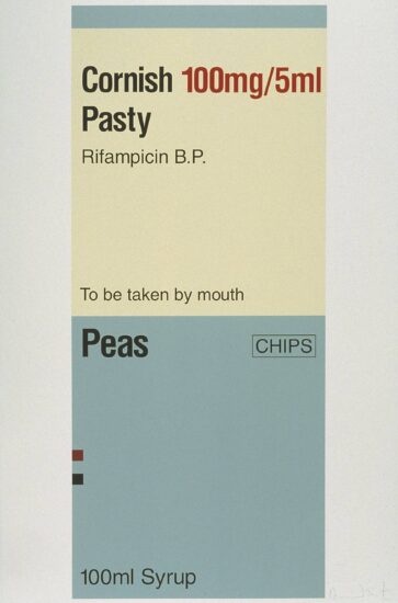 Damien Hirst Screen Print, Cornish Pasty, 1999