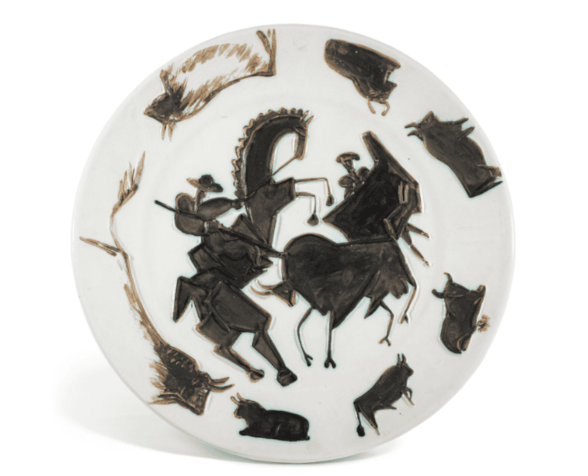 Pablo Picasso ceramic Corrida (Bullfight), 1953 A.R. 182 (image 1)