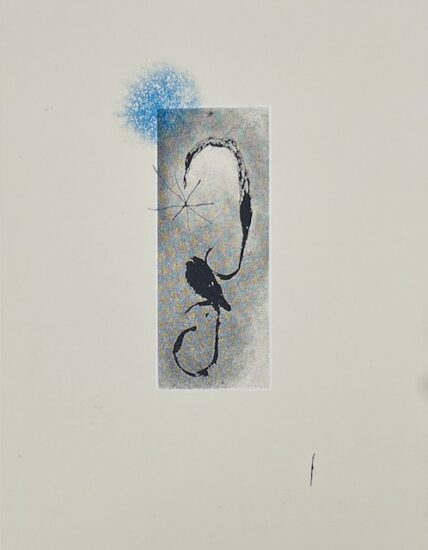 Joan Miró Etching and Aquatint, Plate I for Sans le Soleil, Malgré les Autres Astres, il Ferait Nuit (Without the Sun, Despite the Other Stars, it Would be Night), 1965