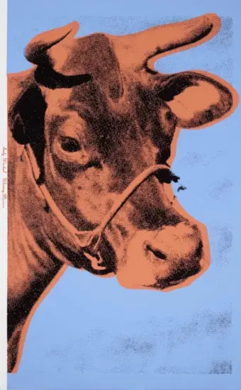 Andy Warhol Screen Print, Cow, 1971