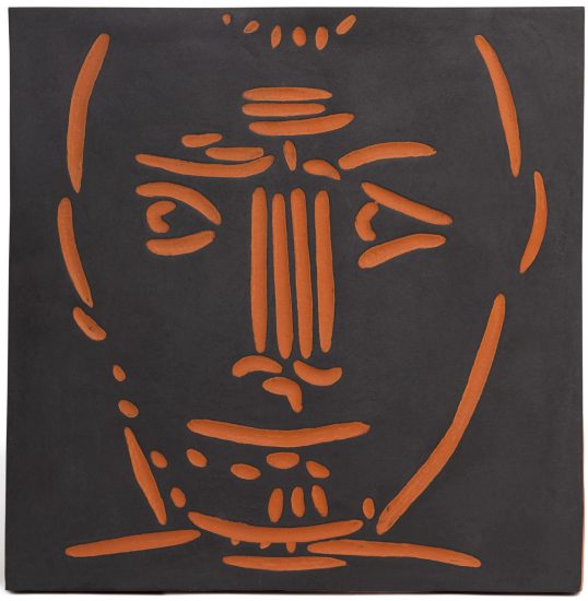 Pablo Picasso, Visage d’homme (Man’s Head), 1968-1969 A.R. 570