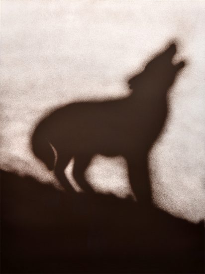 Ed Ruscha Lithograph, Coyote, 1986