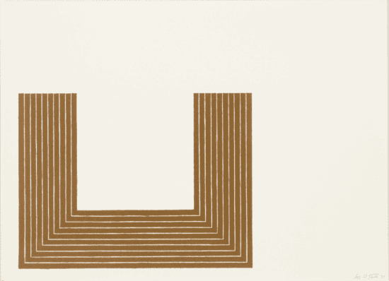 Frank Stella Lithograph, Lake City, from Copper Series, 1970