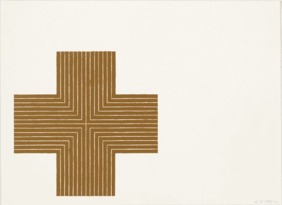 Frank Stella Lithograph, Ouray, from Copper Series, 1970