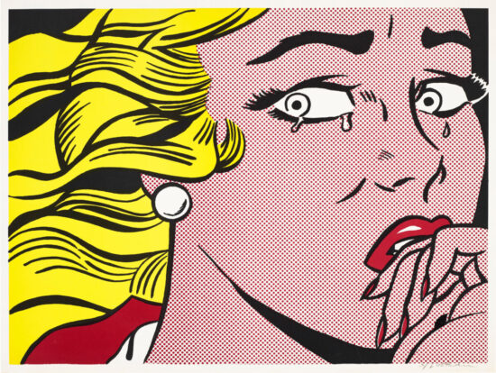 Roy Lichtenstein Lithograph, Crying Girl, 1963