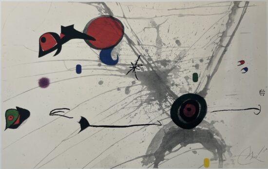 Joan Miró Etching and Aquatint, Déballage I (Unpackaging I), 1975