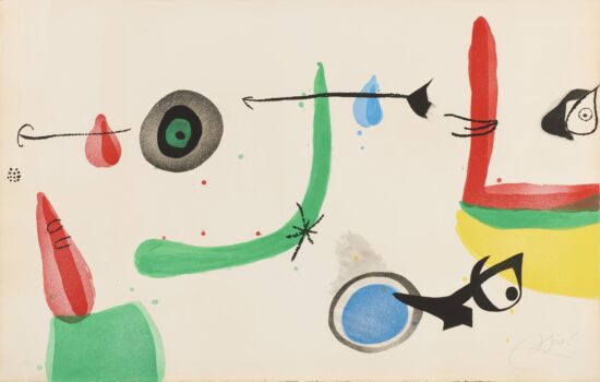Joan Miró Etching and Aquatint, Déballage II (Unpackaging II), 1975