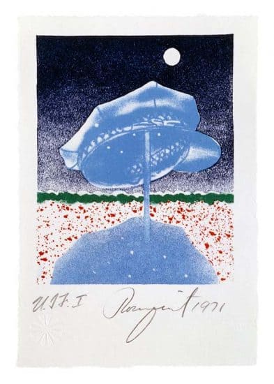 James Rosenquist Lithograph, Delivery Hat, 1971