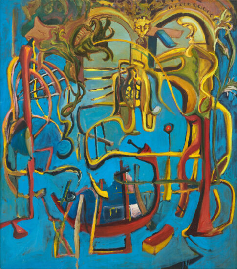 George Condo Oil, Untitled, 1982
