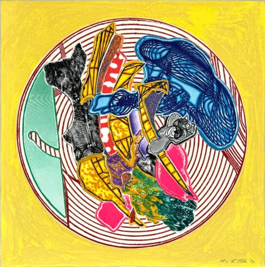 Frank Stella Etching and Aquatint, Egyplosis Relief, from Imaginary Places Series, 1996
