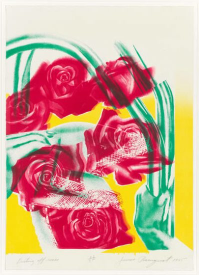 James Rosenquist Lithograph, Dusting Off Roses, 1965