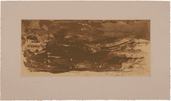 Helen Frankenthaler Etching and Aquatint, Earth Slice, 1978