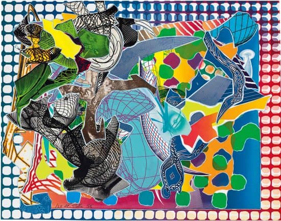 Frank Stella Lithograph, East Euralia, from Imaginary Places, 1995