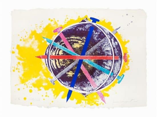 James Rosenquist Screen Print, Echo Pale, from Mirrors Of The Mind portfolio, 1975