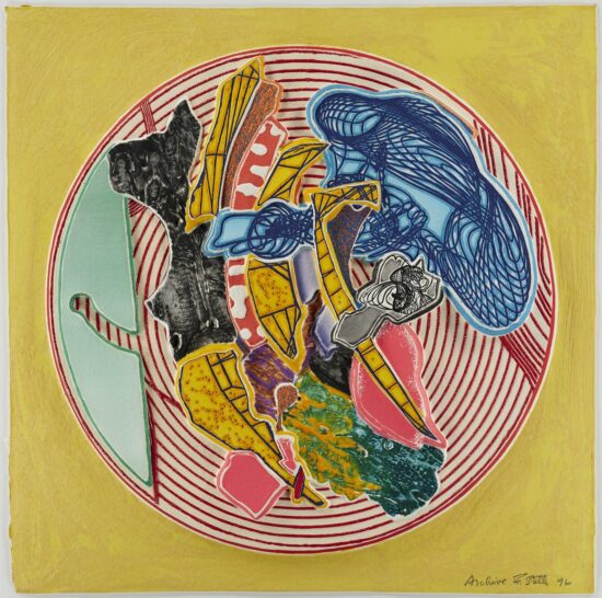 Frank Stella Etching and Aquatint, Egyplosis Relief, from Imaginary Places Series, 1996
