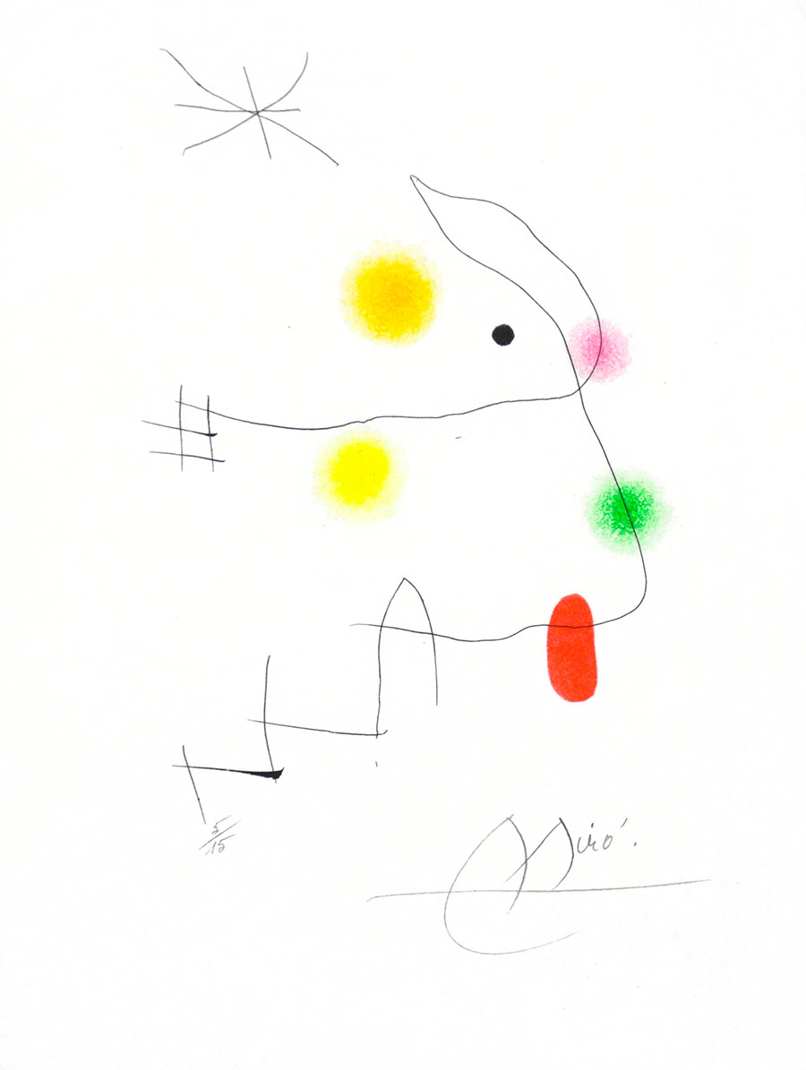 Joan Miró, El Inocente (The Innocent) pl. 11, 1974