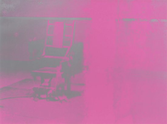 Andy Warhol Screen Print, Electric Chairs, 1971 FS II.75
