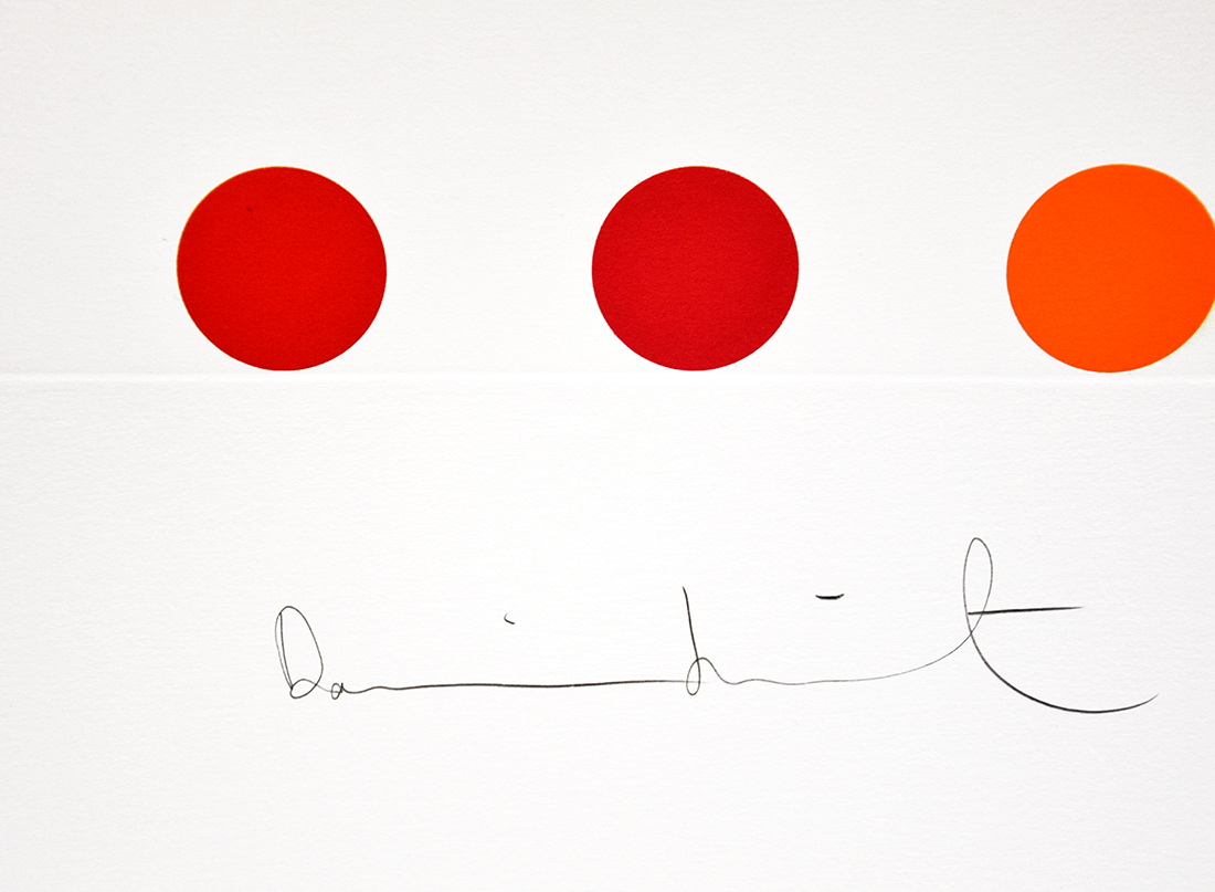 Damien Hirst signature, Ellipticine, 2007