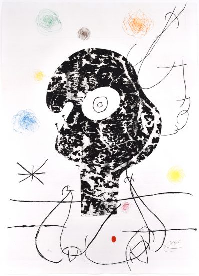 Joan Miró Etching, Emehpylop (Cyclops), 1968