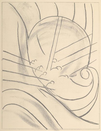 Henri Matisse Etching, Éole, from Ulysses, 1935