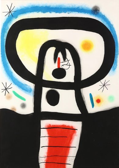 Joan Miró Etching, Equinoxe, 1967