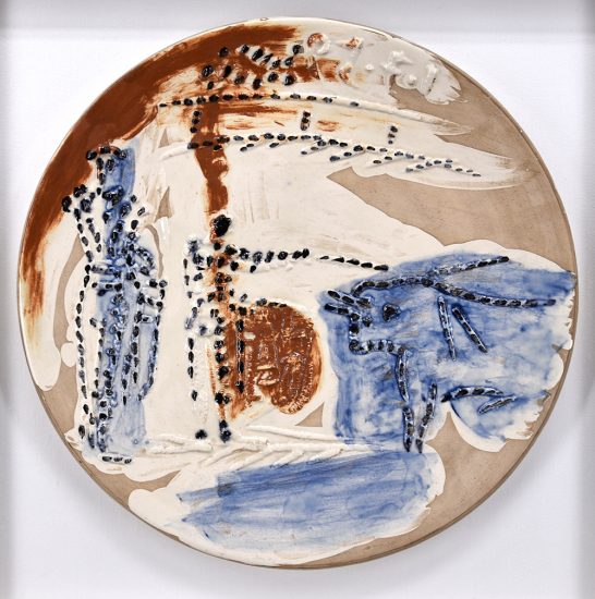 Pablo Picasso Ceramic, Estocado, from Service Scènes de Corrida, 1959 A.R. 422