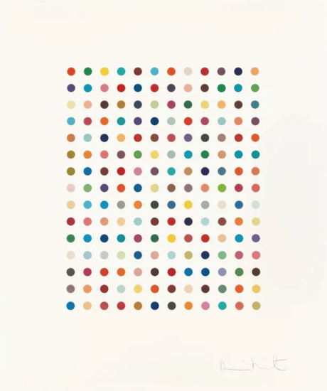 Damien Hirst Aquatint, Ethidium Bromide Aqueous Solution, 2005